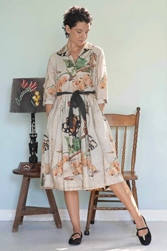 Gianna dress Insects *organic cotton