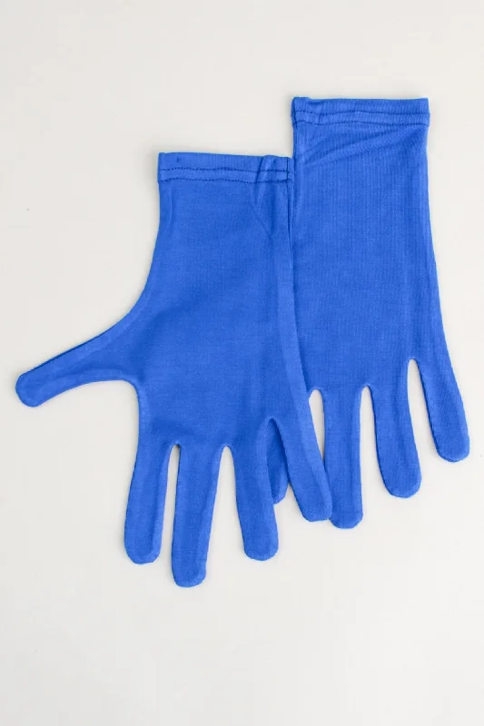 Bamboo Gloves, Cobalt