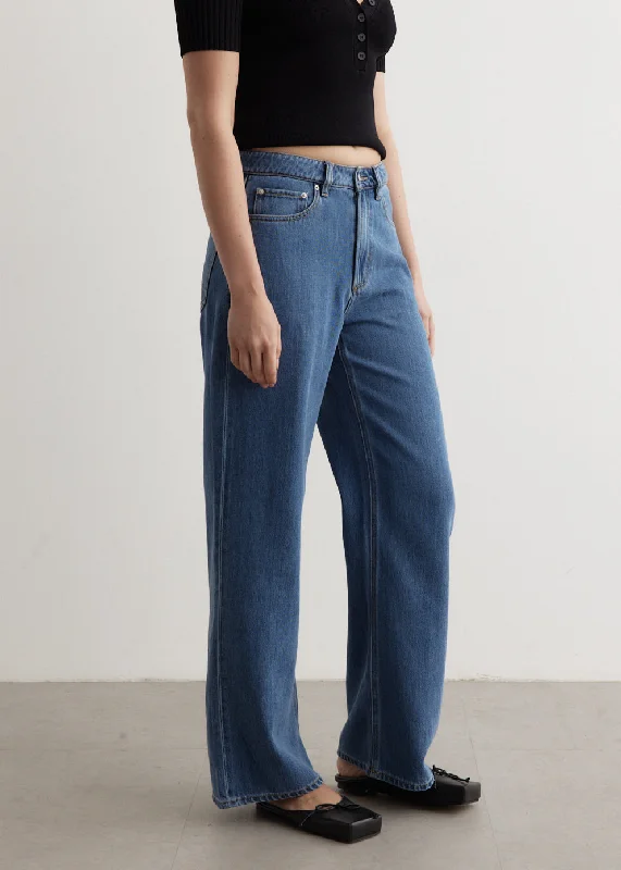 Crash Wide Leg Jeans