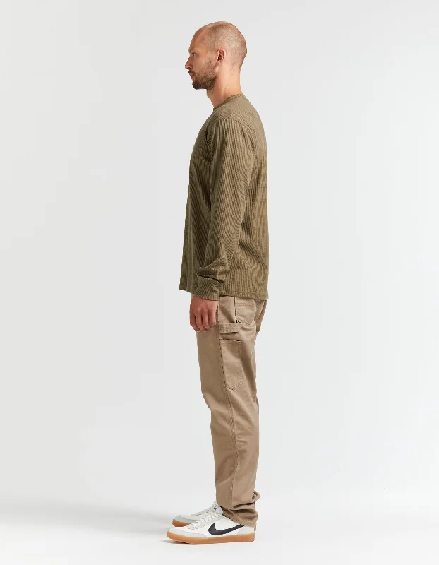 Prescott Waffle - Khaki