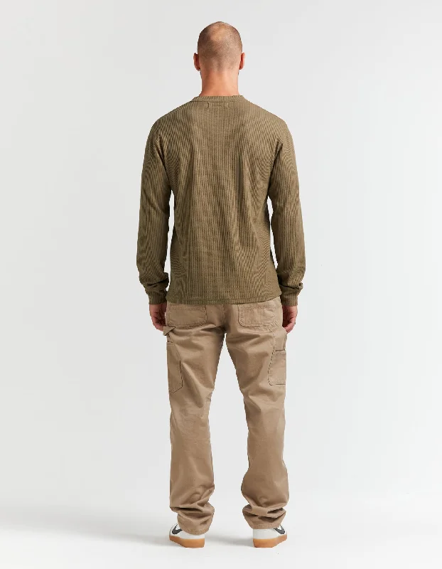 Prescott Waffle - Khaki