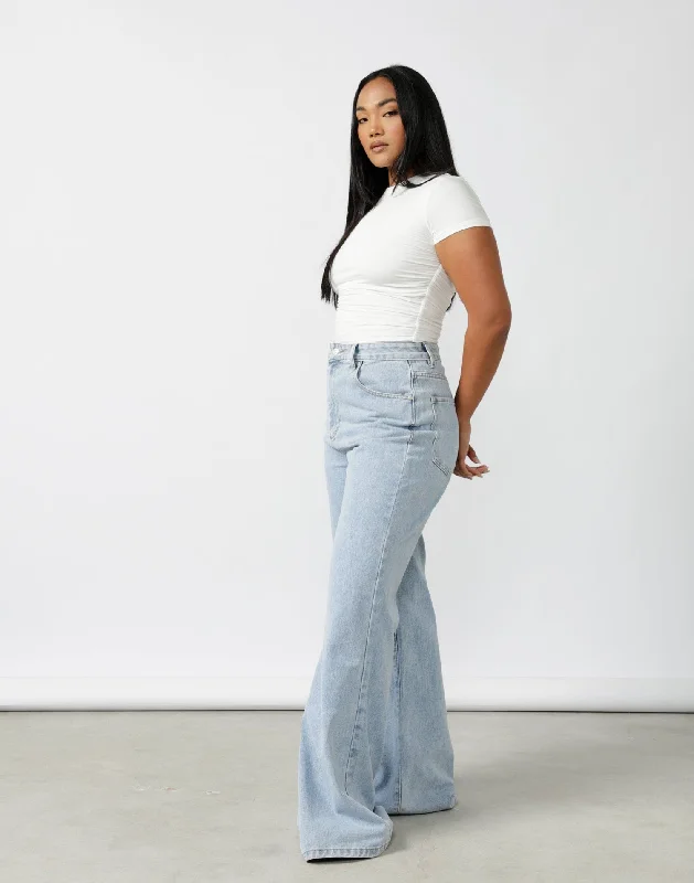 Ethan Wide Leg Jeans (Vintage)