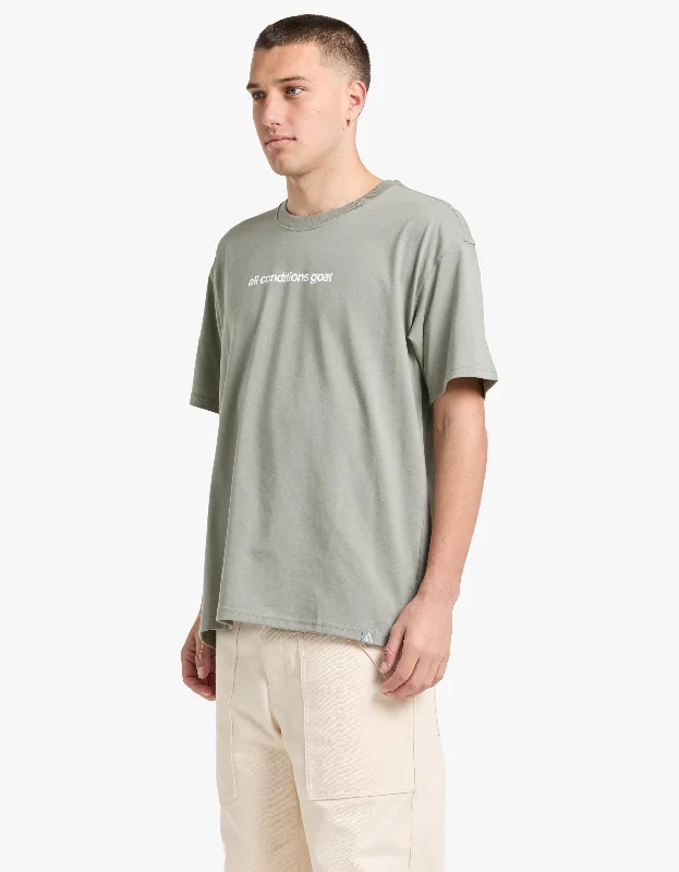 NRG ACG Dri Fit Goat Tee - Dark Stucco