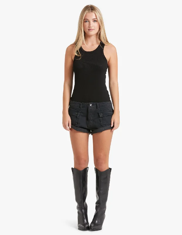 Cadet Bandits Low Waist Short - Fox Black