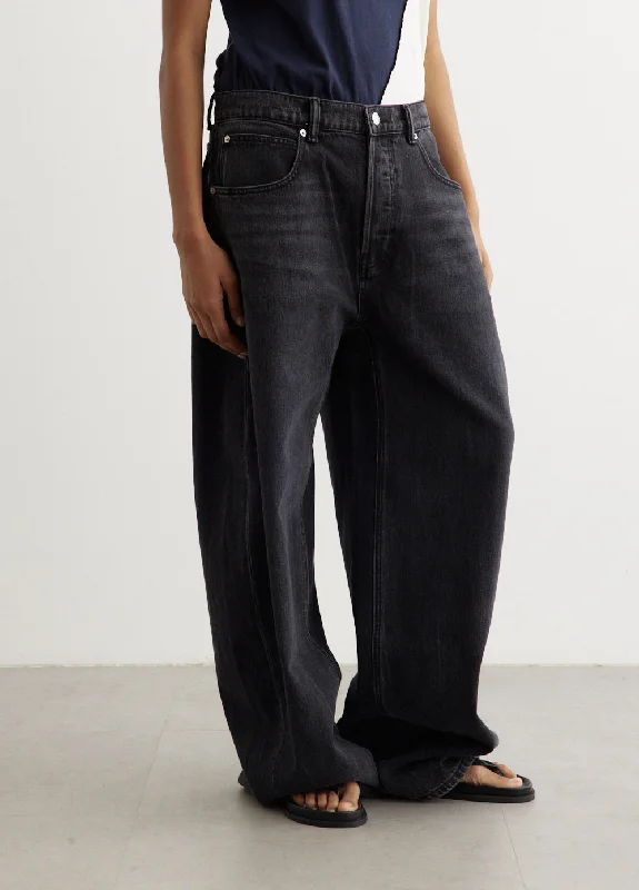 Oversized Rounded Low Rise Jeans