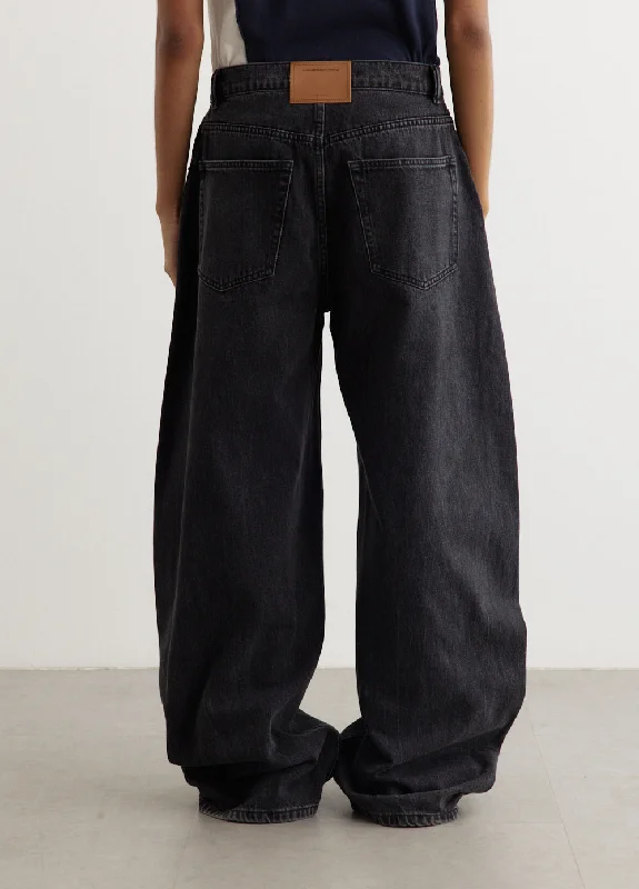 Oversized Rounded Low Rise Jeans