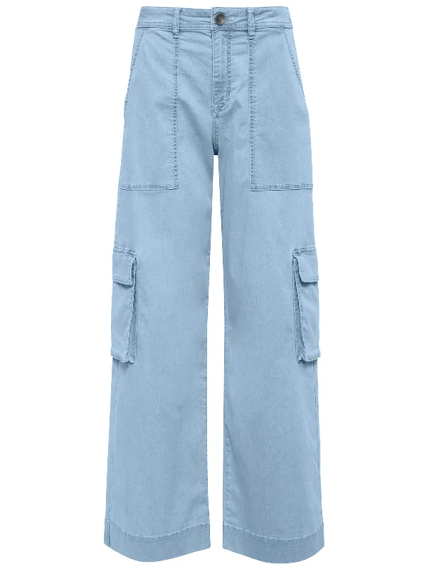 Sunset Semi-High Rise Denim Pant Pale Blue