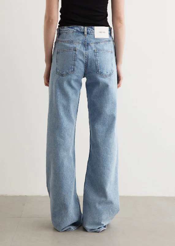 Wide Leg Denim Jeans