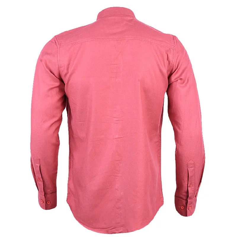 REDTAG Men's Pale Pink Casual Shirts