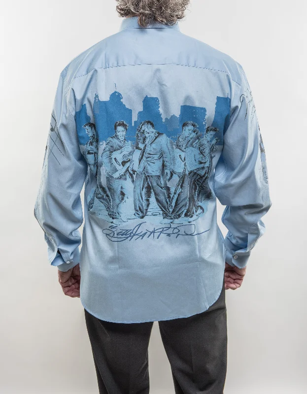 Blue Elvis Sport Shirt