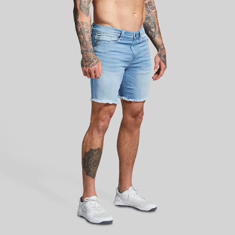 FLEX Stretchy Jort (Light Wash)