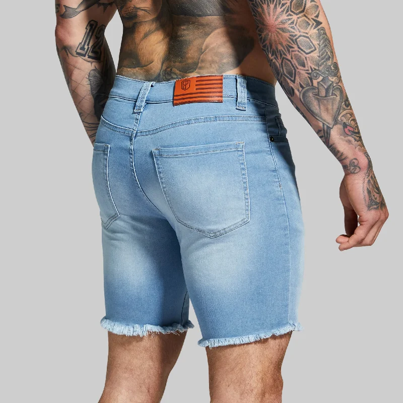 FLEX Stretchy Jort (Light Wash)