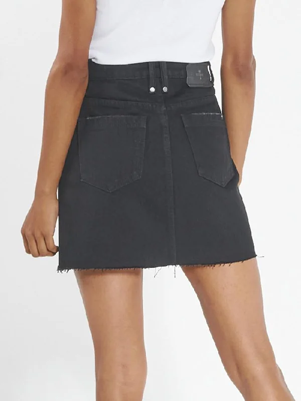 Leni Skirt - Black Rinse