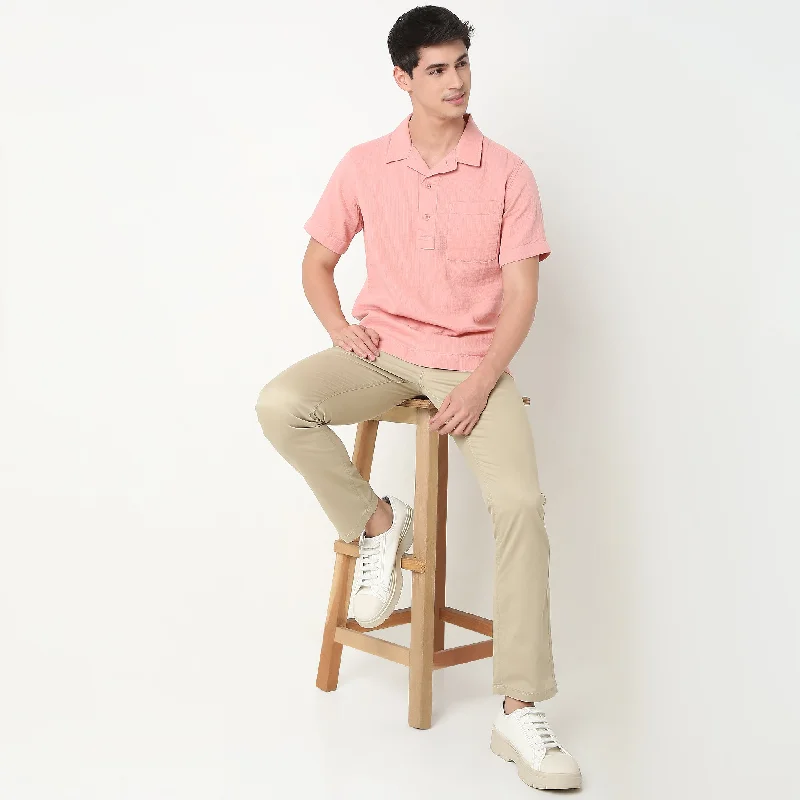 S / Rose Tan / Regular Fit