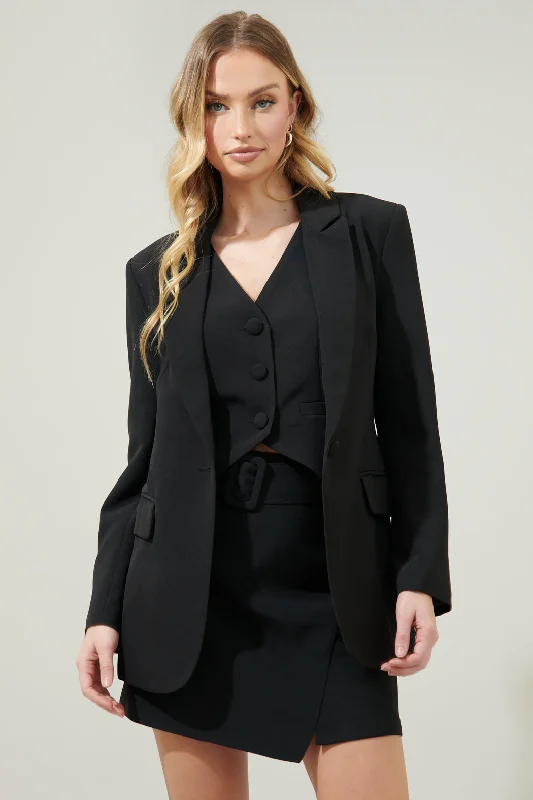 Chelsea Fitted Notch Lapel Blazer