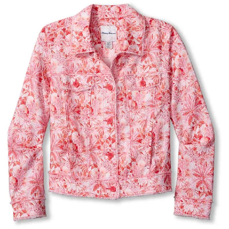 Tommy Bahama Women's Petit Palma Linen Jacket - Paradise Pink