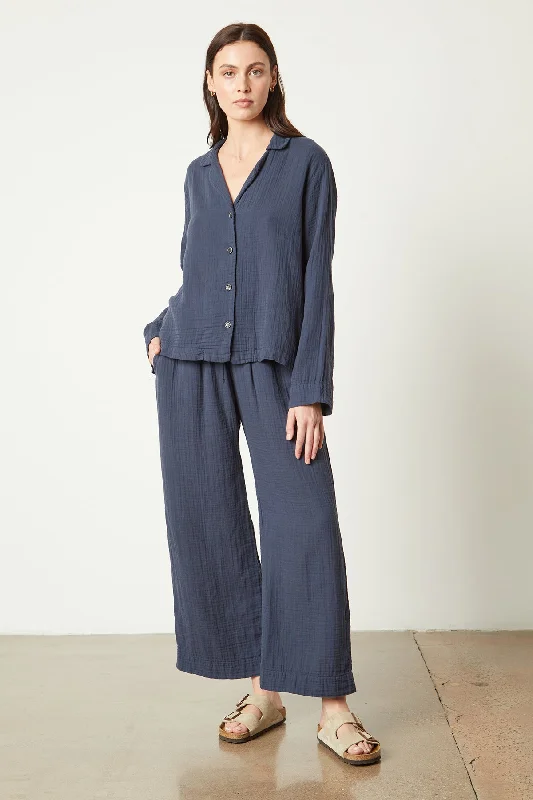 NAVY-COTGAUZE / x-small