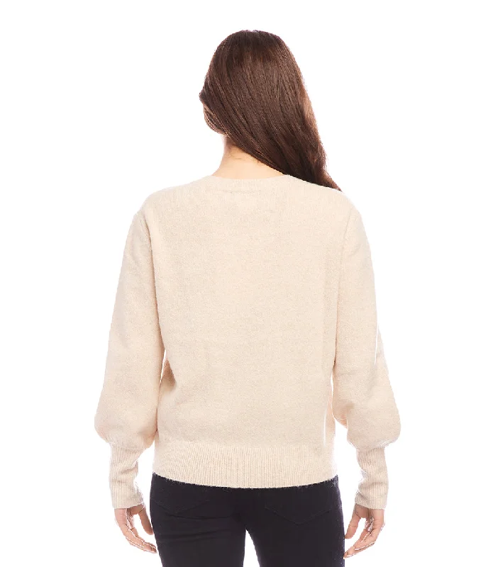 Blouson Sleeve Sweater