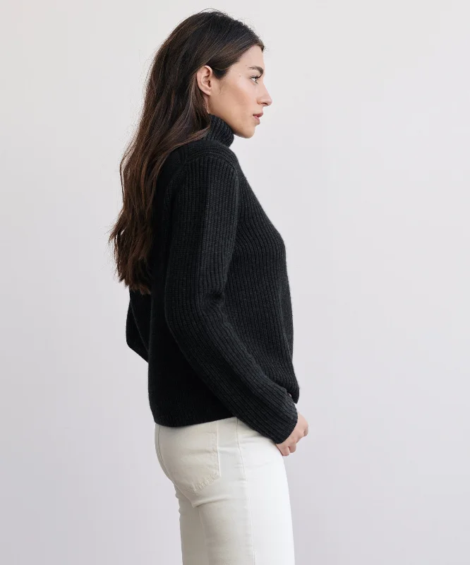 Cropped Turtleneck