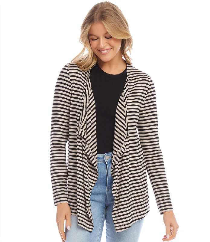 Drape Front Cardigan