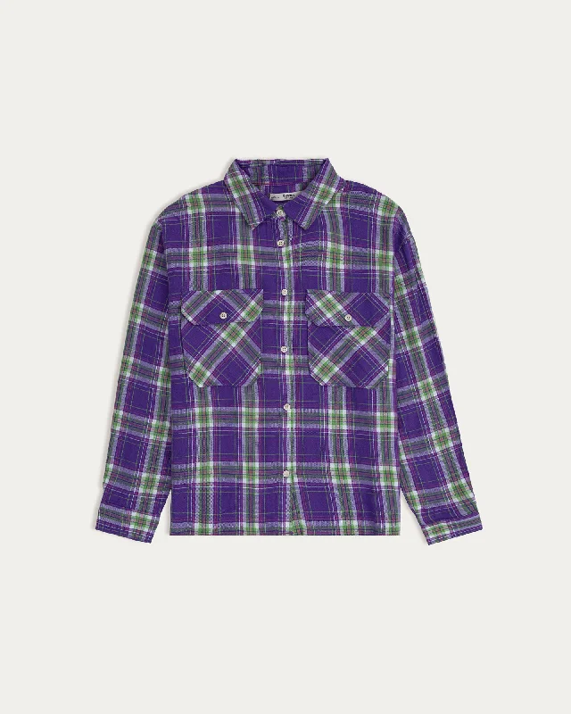 Relaxed Fit Checkered Shirt