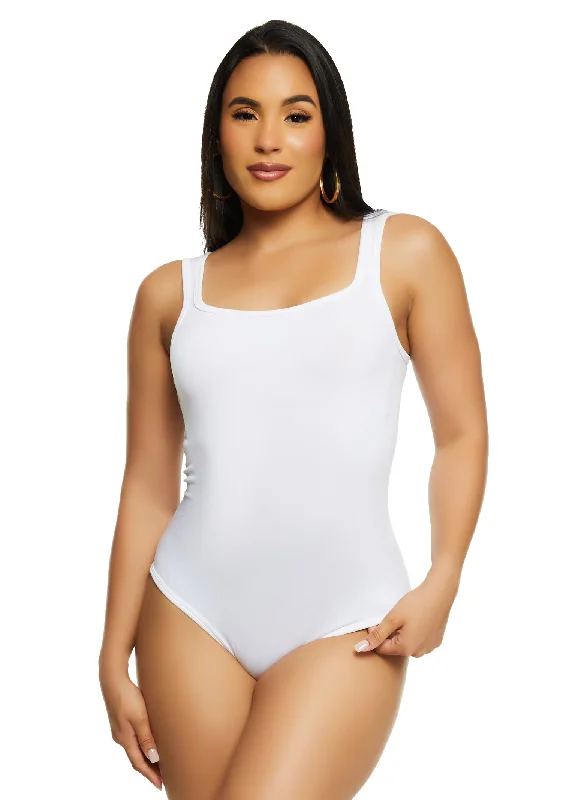 Basic Square Neck Tank Bodysuit