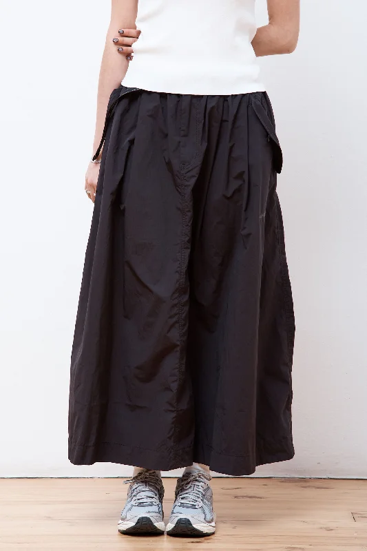 Oversized Cargo Skirt Black