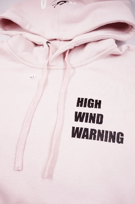 <A 000a001y6c2>Fungolia Fleece Hoodie - High Wind Warning (Light Pink)