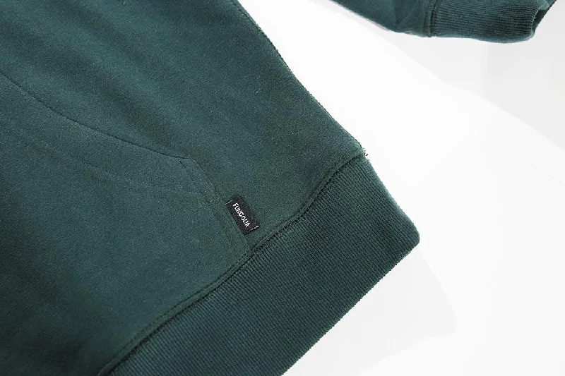 <A 001a79> Fungolia Fleece Big hood Hoodie -Where To Next (Forest Green)