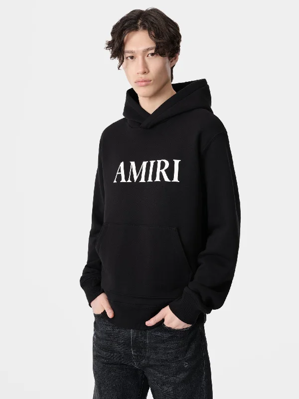 AMIRI CORE LOGO HOODIE - Black