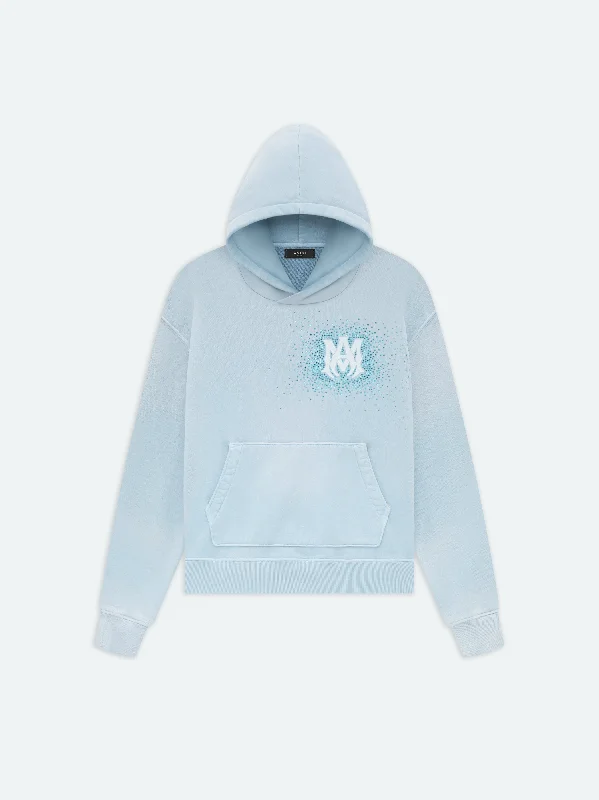 CRYSTAL BURST HOODIE- Ashley Blue