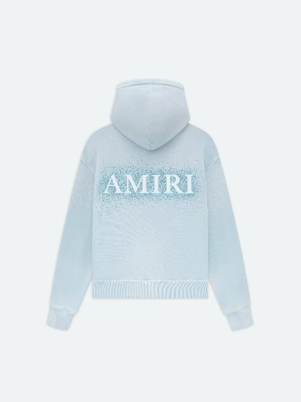 CRYSTAL BURST HOODIE- Ashley Blue