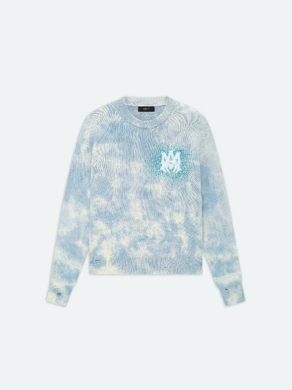 CRYSTAL CREWNECK- Ashley Blue