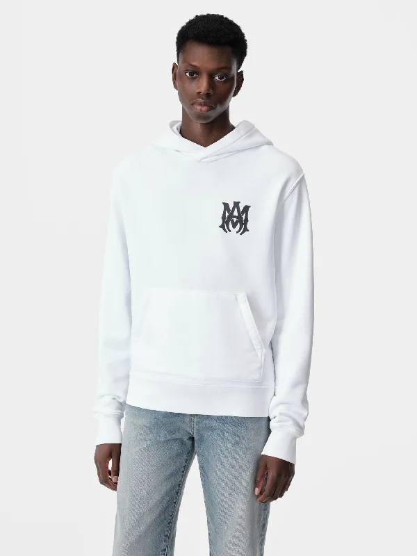 MA CORE LOGO HOODIE - White