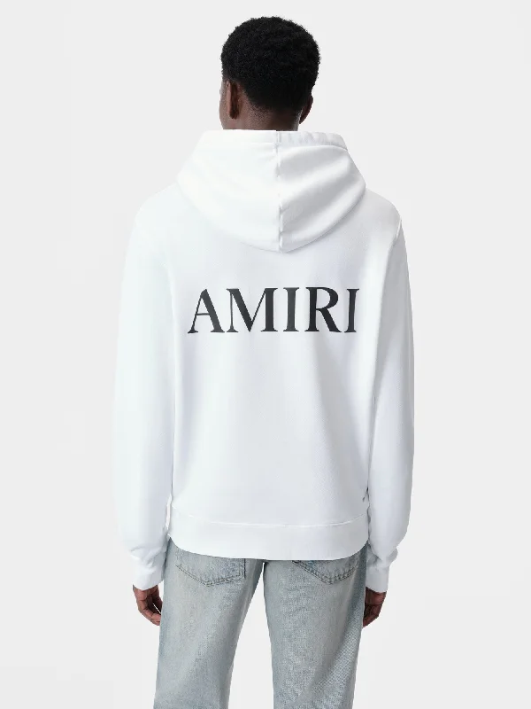 MA CORE LOGO HOODIE - White