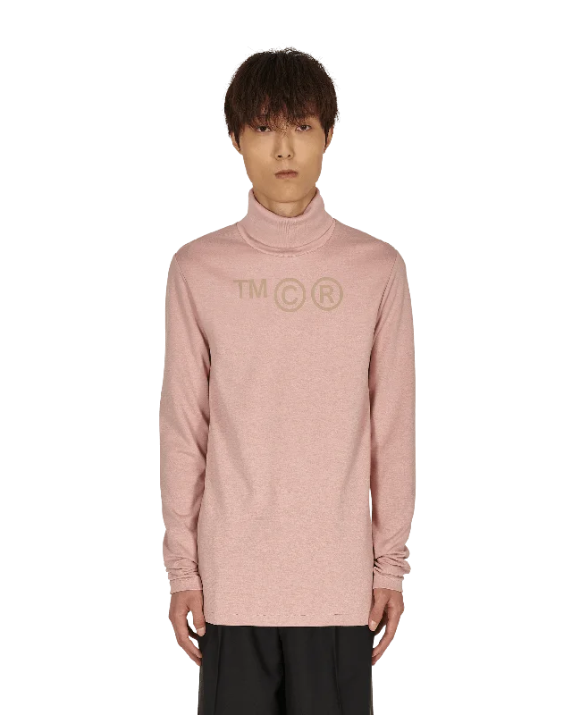 Logo Turtleneck Pink