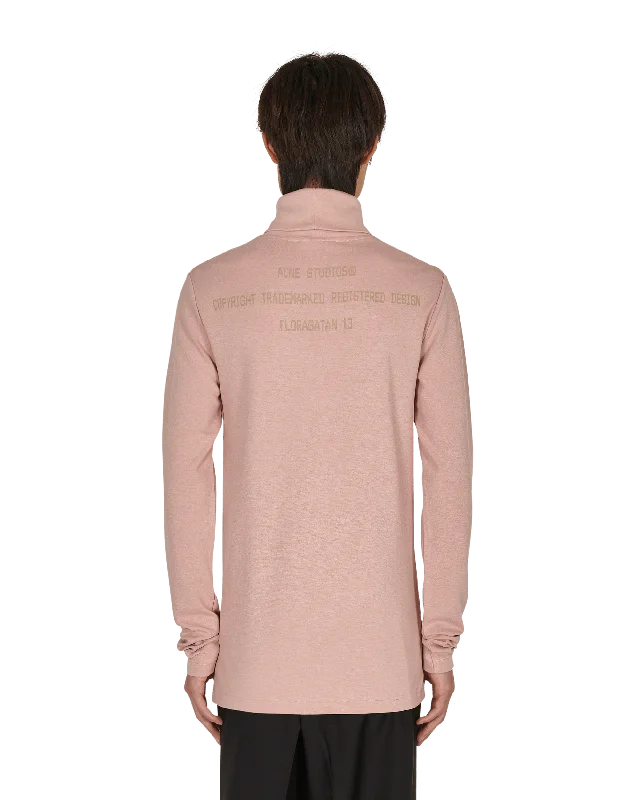 Logo Turtleneck Pink