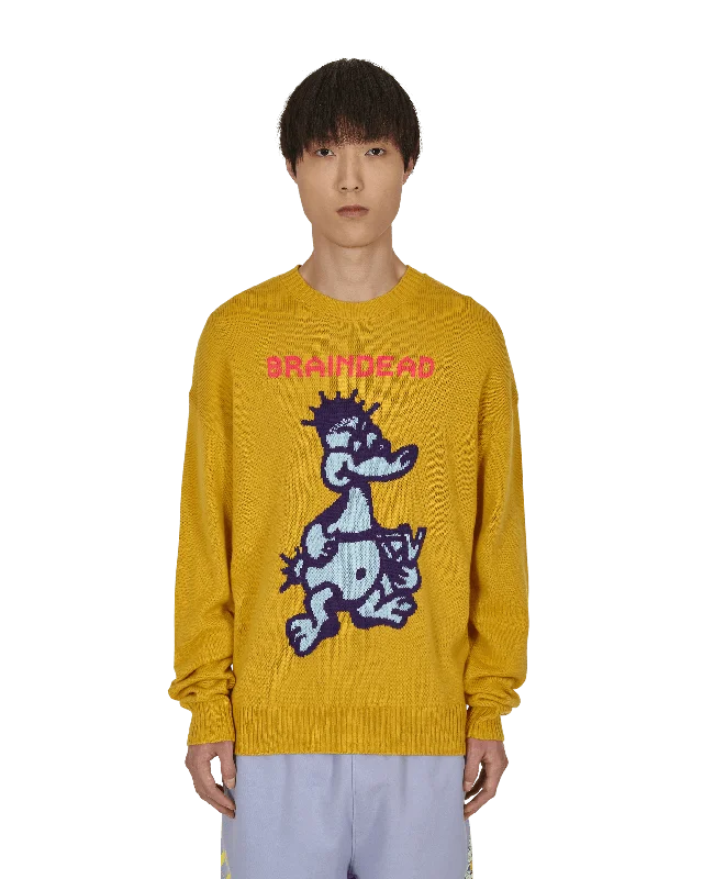 Slingshot Knit Sweater Yellow