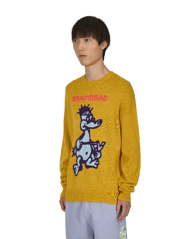 Slingshot Knit Sweater Yellow