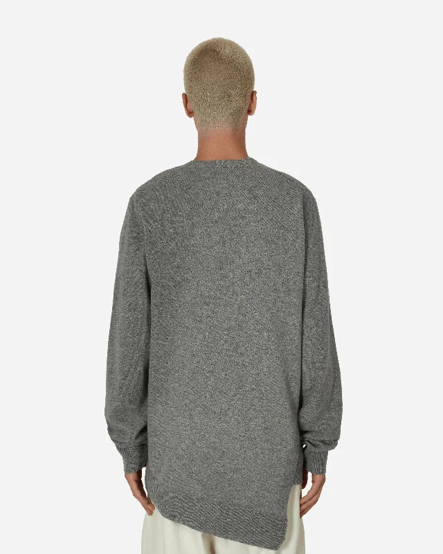 Lacoste Asymmetric Sweater Grey