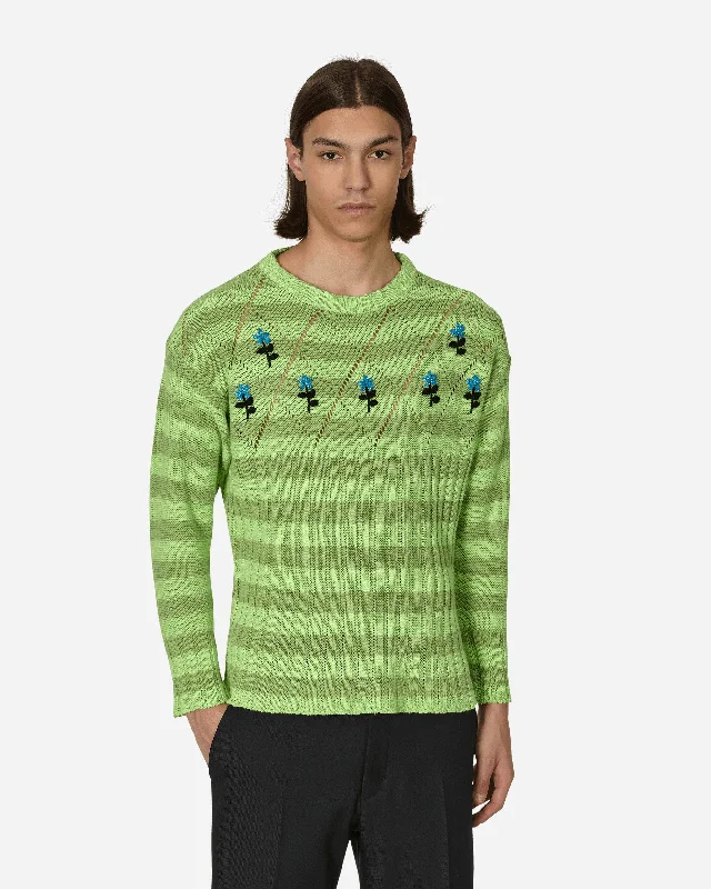 Damagoj Linen Sweater Green