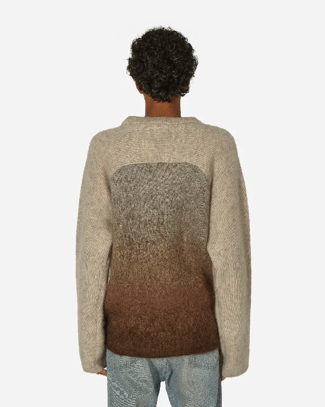 Gradient Rainbow Sweater Brown