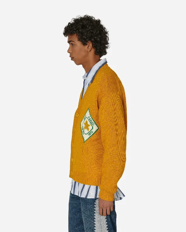 Travel Hand-Embroidered Sweater Golden Yellow