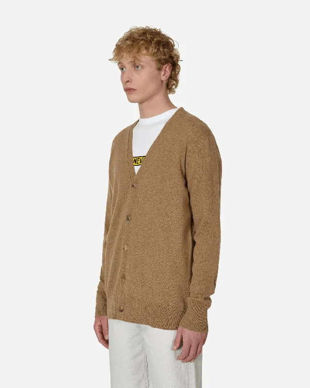 Wool Cardigan Camel