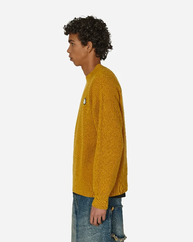 Palm Angels Wool Sweater Mustard