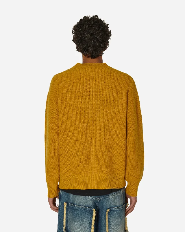 Palm Angels Wool Sweater Mustard