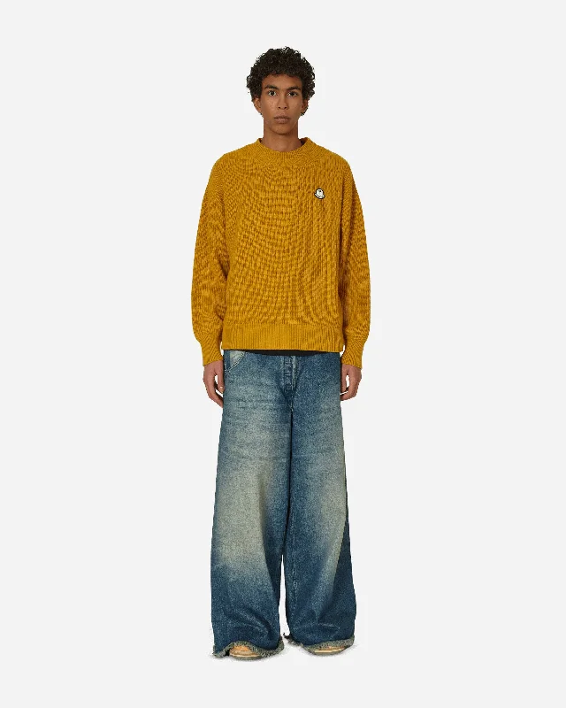 Palm Angels Wool Sweater Mustard