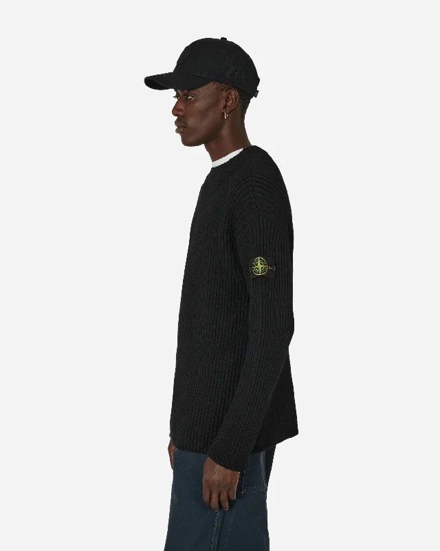 Virgin Wool Crewneck Sweater Black