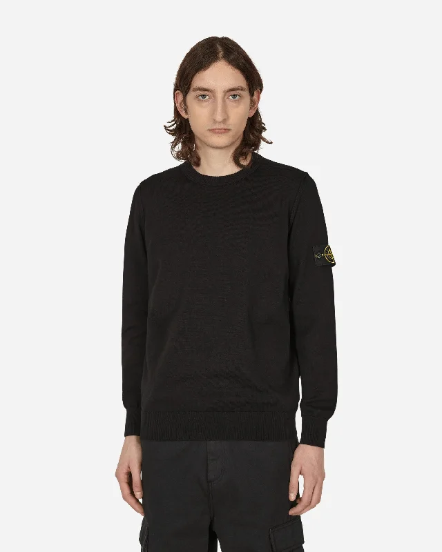 Cotton Crewneck Sweater Black