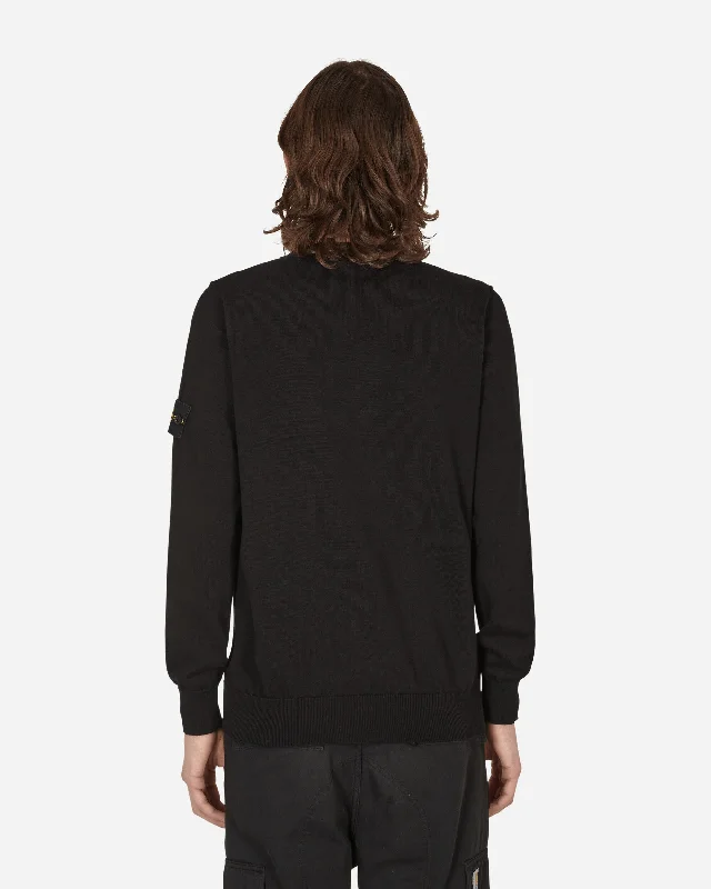 Cotton Crewneck Sweater Black